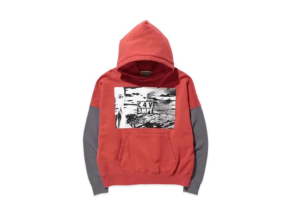 Cav Empt (C.E) INDIFFERENCE HEAVY HOODY "Red"