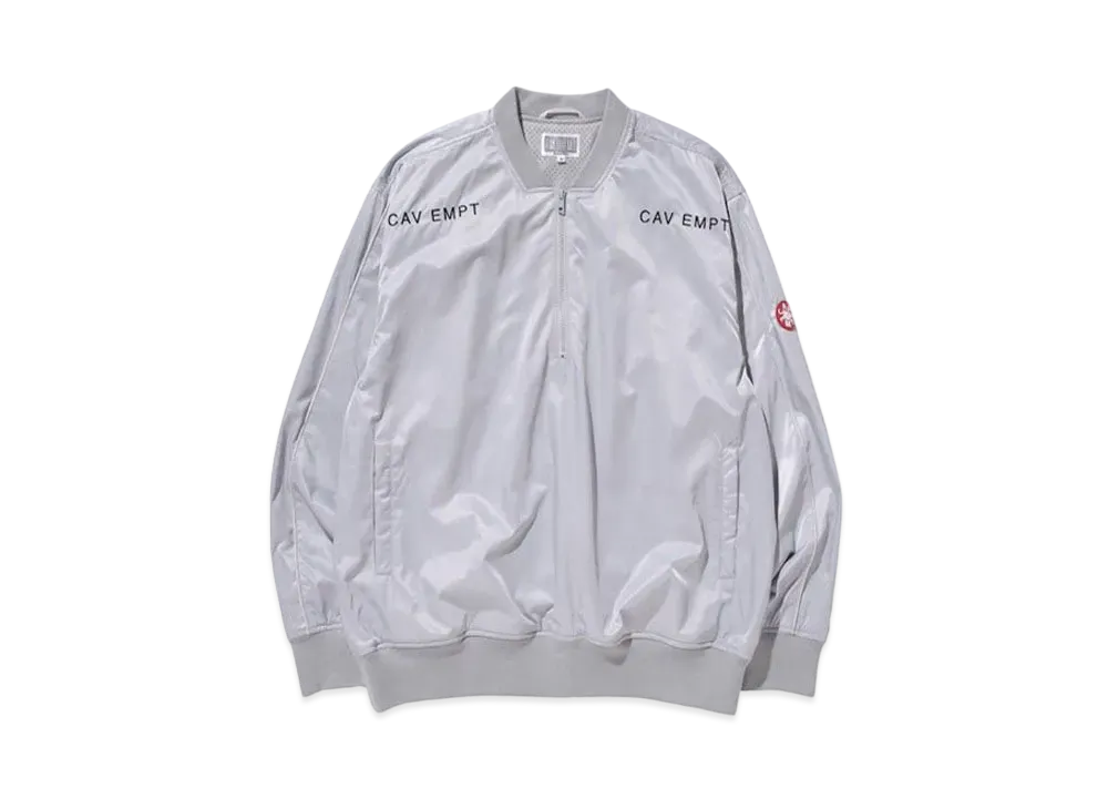 Cav Empt (C.E) HALF ZIP TRAINING JACKET "Grey"