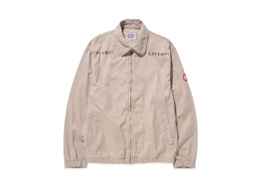 Cav Empt (C.E) COTTON ZIP JACKET "Beige"
