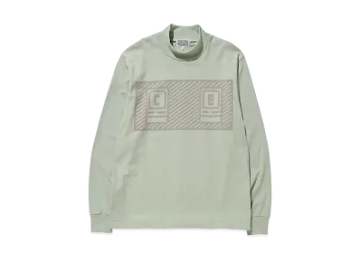 Cav Empt (C.E) BOLD LOGO TURTLE NECK LONG SLEEVE T "Green"