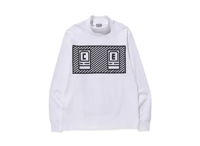 Cav Empt (C.E) BOLD LOGO TURTLE NECK LONG SLEEVE T "White"