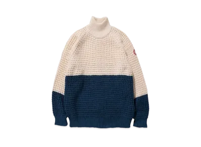 Cav Empt (C.E) LOOSE WAFFLE KNIT HIGH "White"