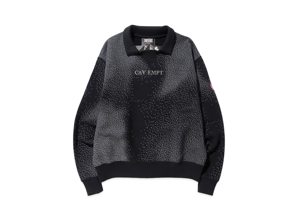 Cav Empt (C.E) FOG COLLARED SWEAT "Black"