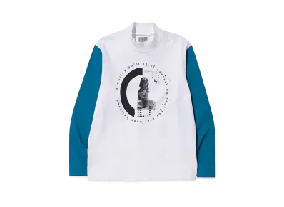 Cav Empt (C.E) PUSHMAN TURTLE NECK LONG SLEEVE T "White"
