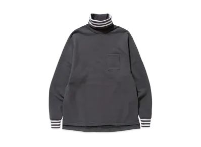 Cav Empt (C.E) HOOP CUFF TURTLE NECK SWEAT "Charcoal"