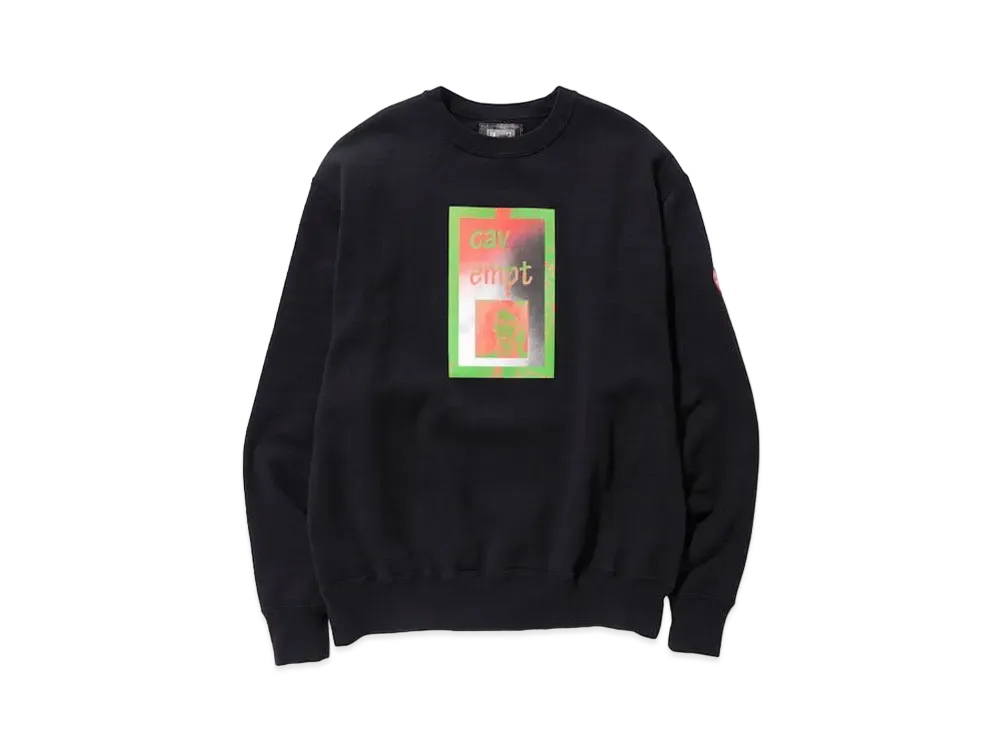 Cav Empt (C.E) DICHROMACY CREW NECK "Black"