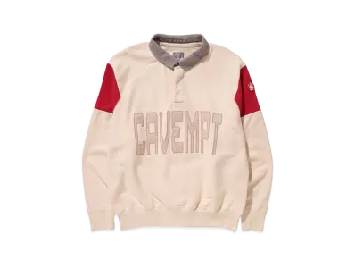 Cav Empt (C.E) CASUAL COLLARED SWEAT "Beige"