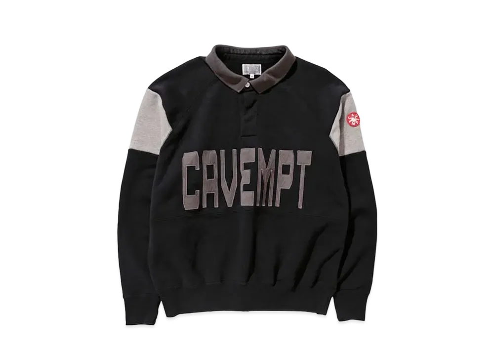 Cav Empt (C.E) CASUAL COLLARED SWEAT "Black"