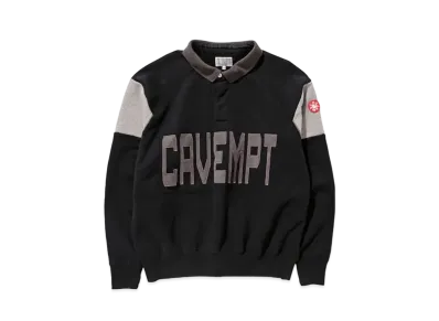 Cav Empt (C.E) CASUAL COLLARED SWEAT "Black"