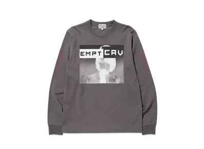 Cav Empt (C.E) EMPT CAV LONG SLEEVE T "Charcoal"