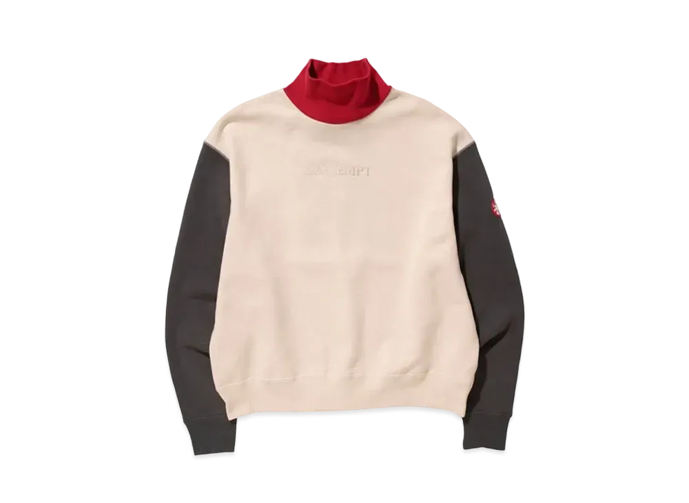Cav Empt (C.E) TURTLE NECK SWEAT "Beige"