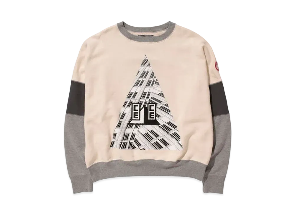 Cav Empt (C.E) CITY PRISM SWEAT "Beige"