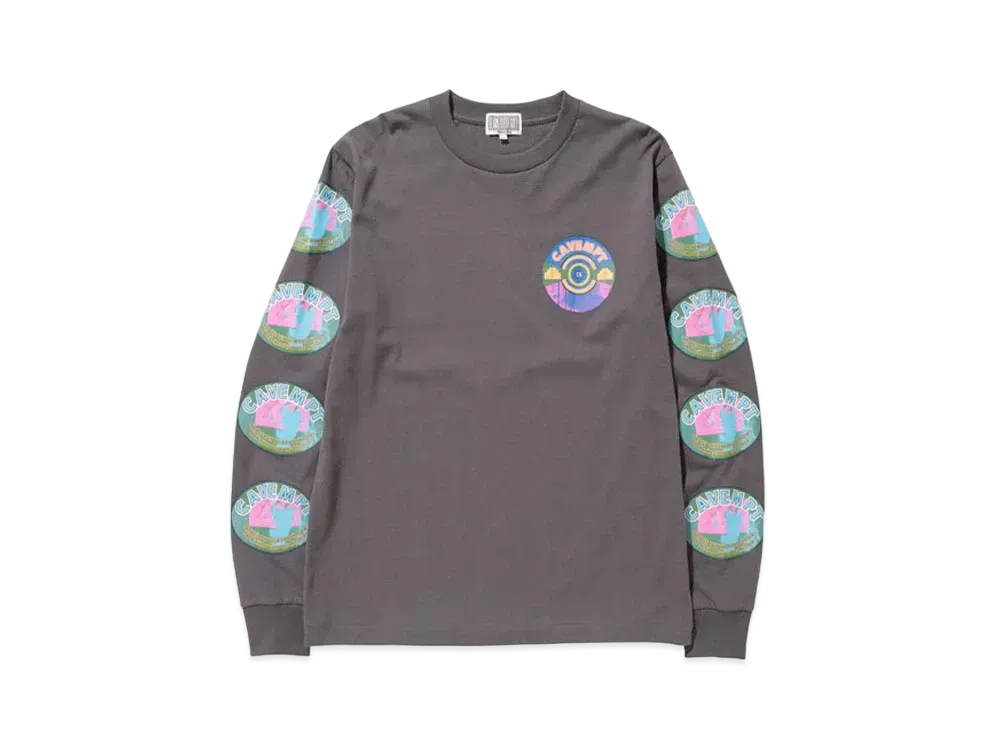 Cav Empt (C.E) CASUAL LONG SLEEVE T "Charcoal"