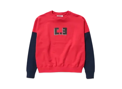Cav Empt (C.E) WIDE SHOULDER SWEAT "Red"