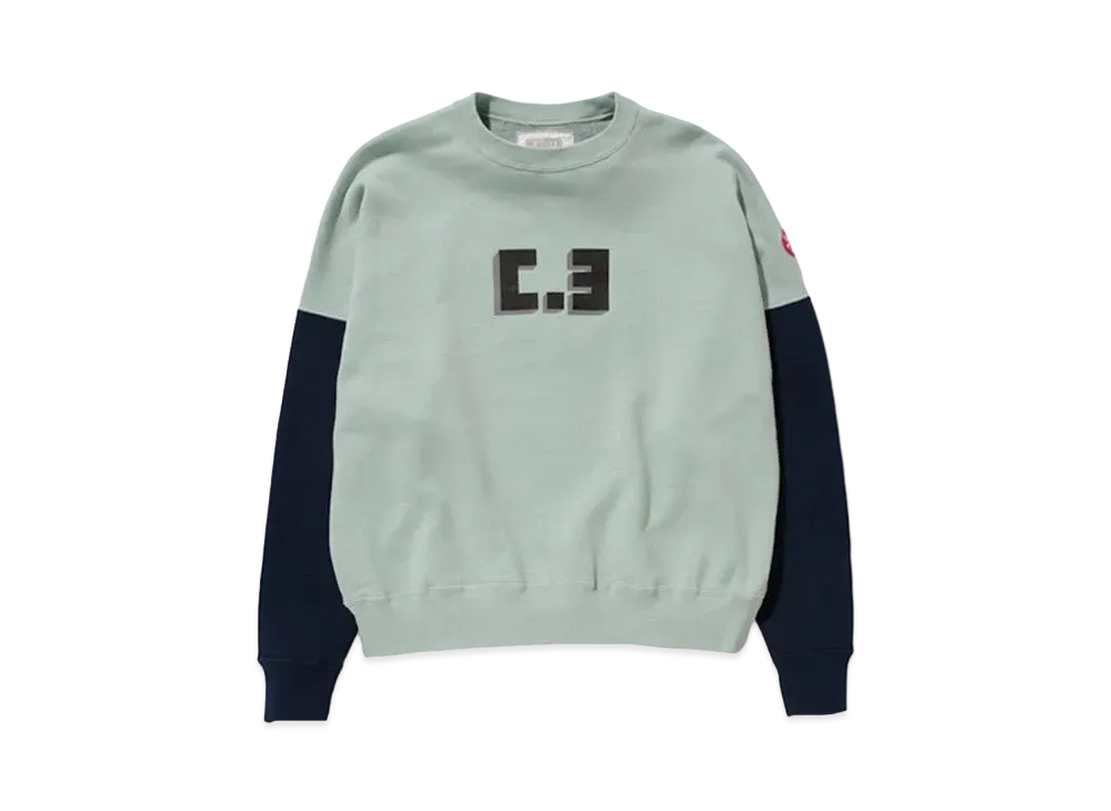 Cav Empt (C.E) WIDE SHOULDER SWEAT "Green"