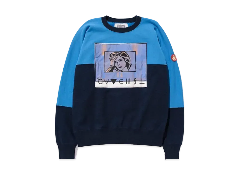 Cav Empt (C.E) MIMSY IN THE TEMPLE CREW NECK "Navy"