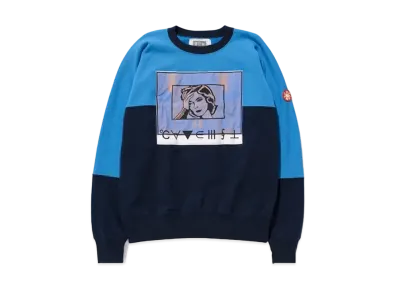 Cav Empt (C.E) MIMSY IN THE TEMPLE CREW NECK "Navy"
