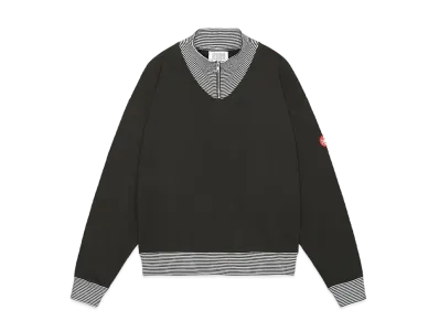Cav Empt (C.E) Half Zip Casual Sweat "Black"