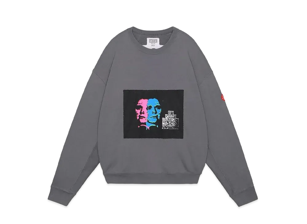 Cav Empt (C.E) Washed After Effect Crew Neck "Charcoal"