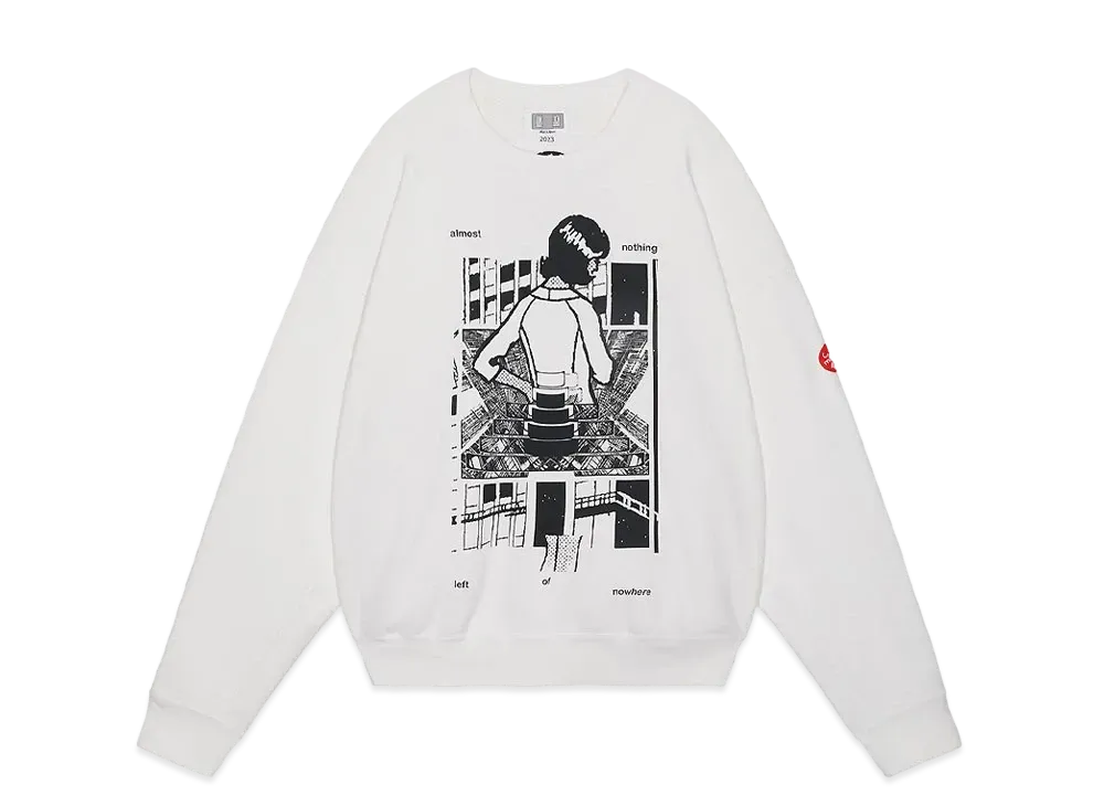 Cav Empt (C.E) Washed Md Nothing Crew Neck "White"
