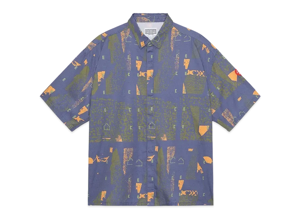Cav Empt (C.E) E C E C Short Sleeve Shirt "Navy"