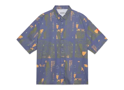 Cav Empt (C.E) E C E C Short Sleeve Shirt "Navy"