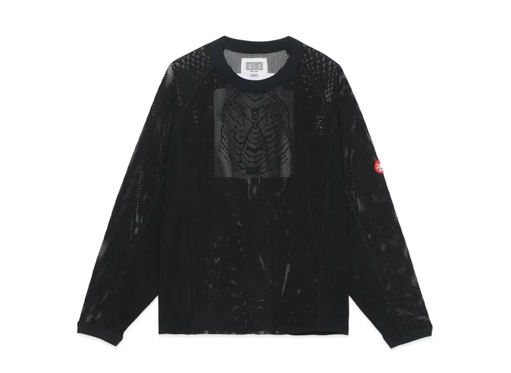 Cav Empt (C.E) Mesh Raglan Long Sleeve T "Black"