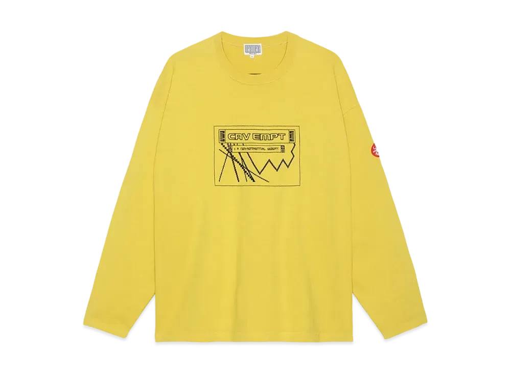 Cav Empt (C.E) Overdye Desert Heavy Long Sleeve T "Yellow"