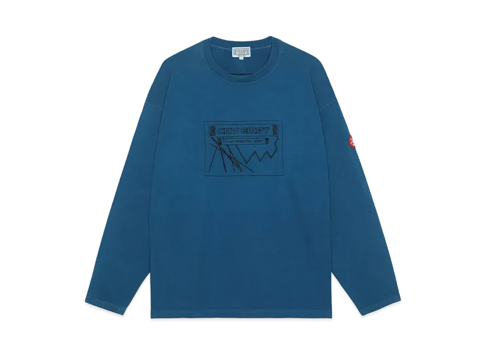 Cav Empt (C.E) Overdye Desert Heavy Long Sleeve T "Navy"