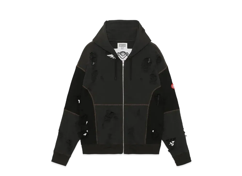 Cav Empt (C.E) Plague Wide Rib Cut Zip Hoody "Black"