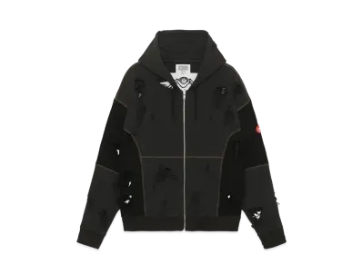 Cav Empt (C.E) Plague Wide Rib Cut Zip Hoody "Black"