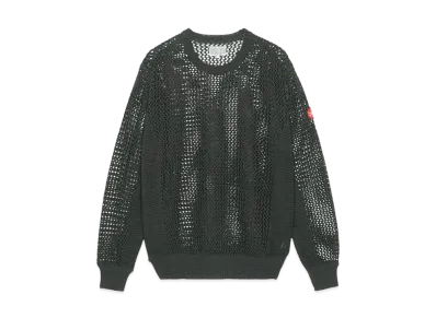 Cav Empt (C.E) Side Rib Loose Net Knit "Charcoal"