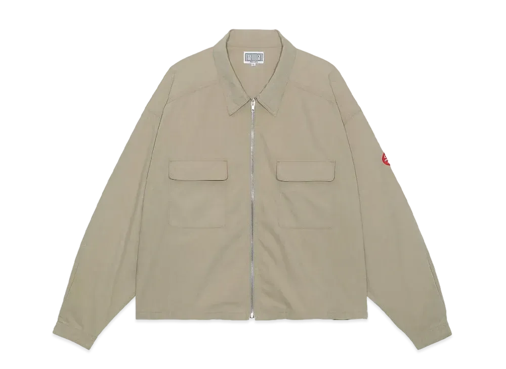 Cav Empt (C.E) Zip Short Shirt Jacket #3 "Beige"
