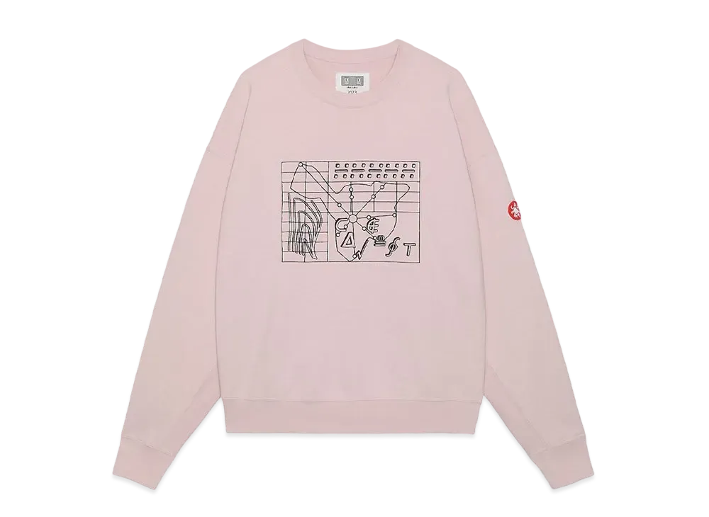 Cav Empt (C.E) Not Element Of Crew Neck "Pink"