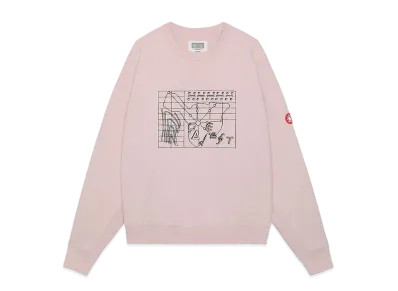 Cav Empt (C.E) Not Element Of Crew Neck "Pink"
