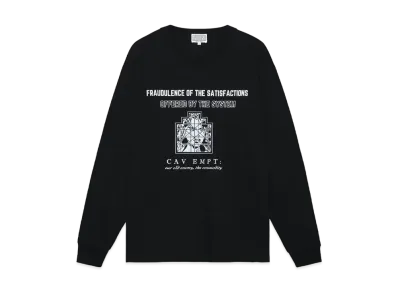 Cav Empt (C.E) Offered By The System Long Sleeve T "Black"