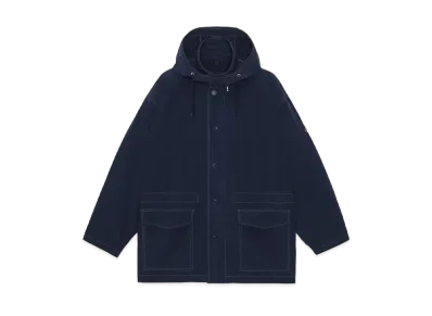Cav Empt (C.E) Overdye Detach Hood Coat "Navy"