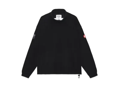 Cav Empt (C.E) High Neck Fleece Pullover "Black"