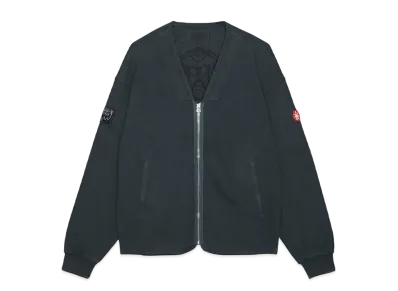 Cav Empt (C.E) Overdye PQ Zip Cardigan "Charcoal"