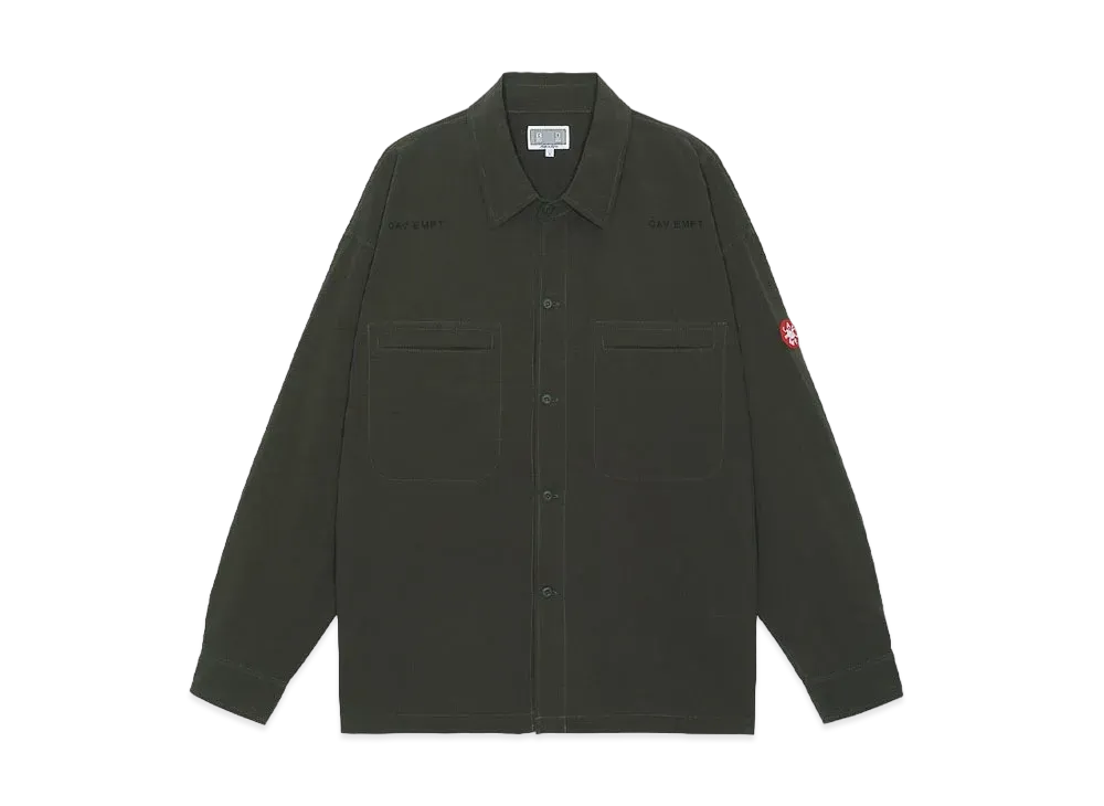 Cav Empt (C.E) Cotton Casual Shirt "Green"