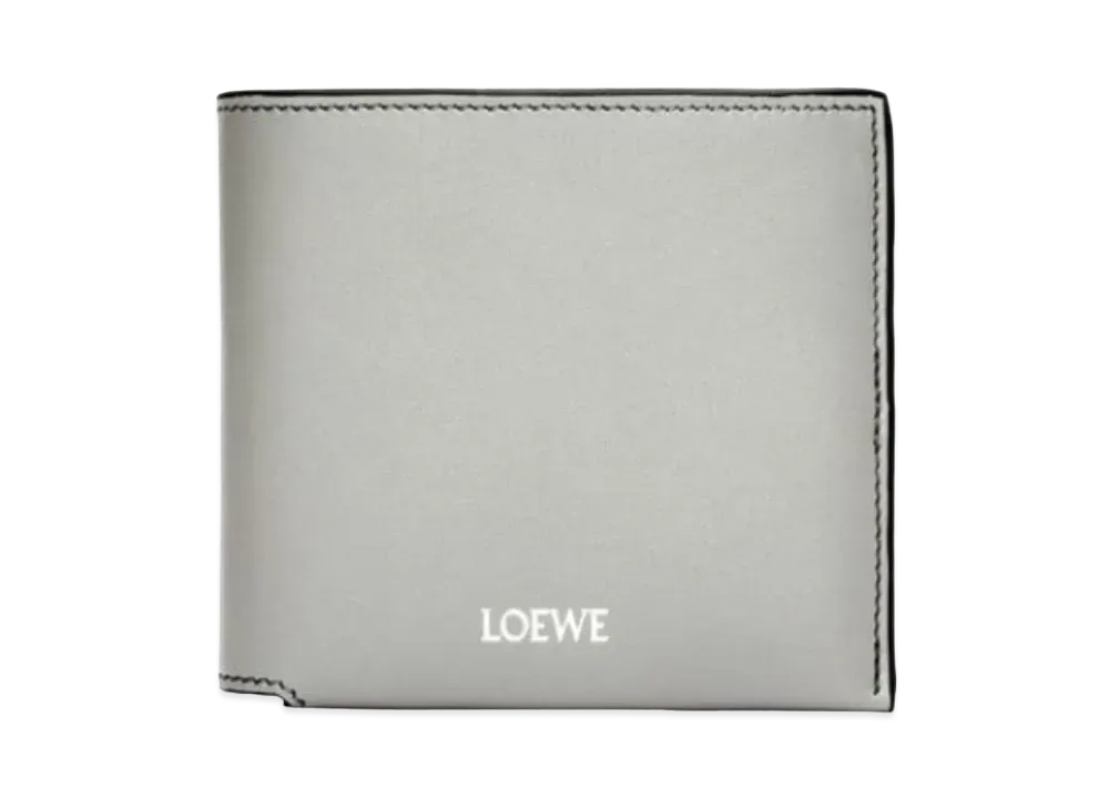 LOEWE Bayfold Wallet Shinina Pakaf "Pearl Gray/Dark Gray"