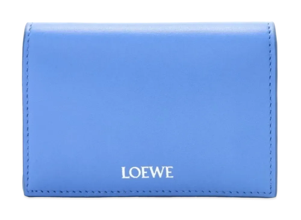 LOEWE Fallded Wallet Shinina Pakaf "Seaside Blue"