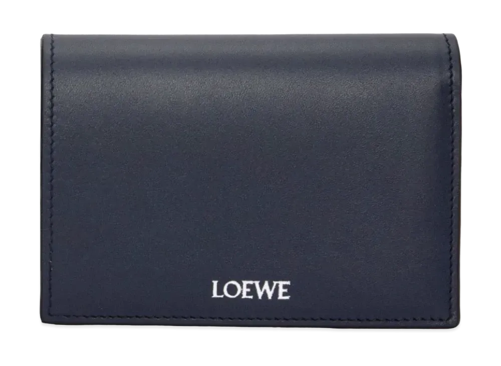 LOEWE Fallded Wallet Shinina Pakaf "Deep Navy/Black"