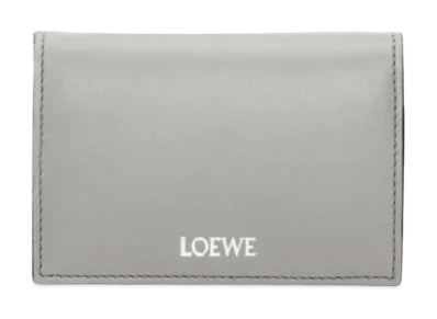 LOEWE Slim Bifold Card Holder Shinina Pakaf "Pearl Gray/Dark Gray"