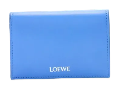 LOEWE Slim Bifold Card Holder Shinina Pakaf "Seaside Blue"