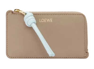LOEWE Knotcoin Card Holder Shinina Pakaf "Sand/Blue Iceberg"