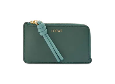 LOEWE Knot Coin Card Holder "Vetiver/Water"
