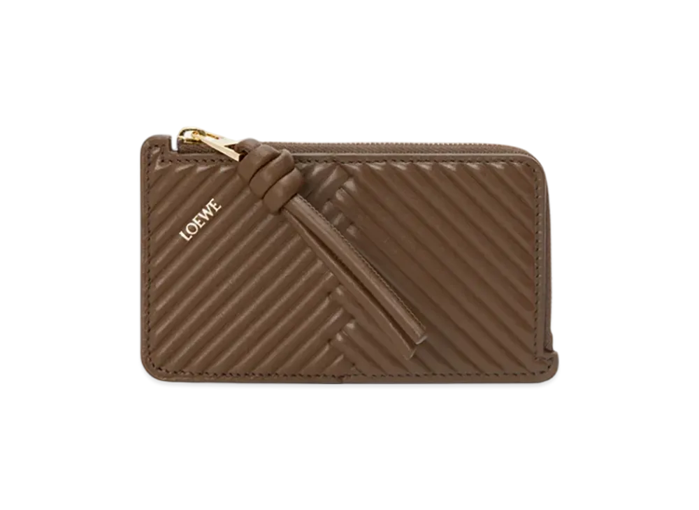 LOEWE Knot Coin Card Holder "Tundra"