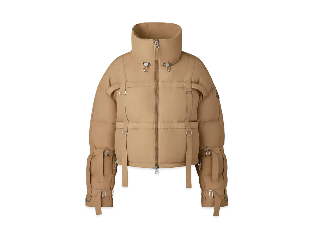 CANADA GOOSE x Rokh x Matt McCormick Cropped Down Strap Puffer "Tan"
