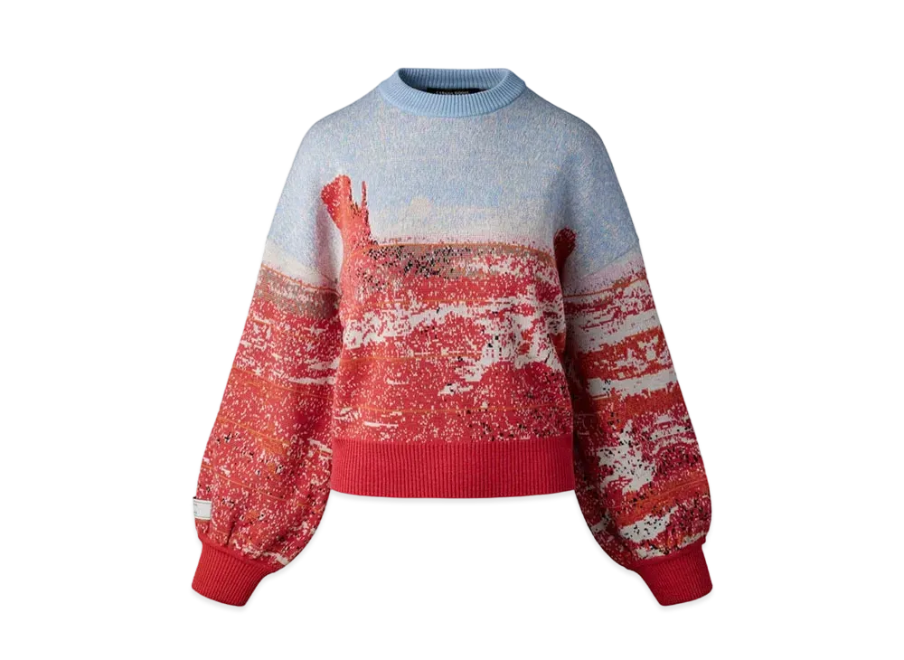 CANADA GOOSE x Rokh x Matt McCormick Landscape Wool Knit Sweater "Monument Valley"